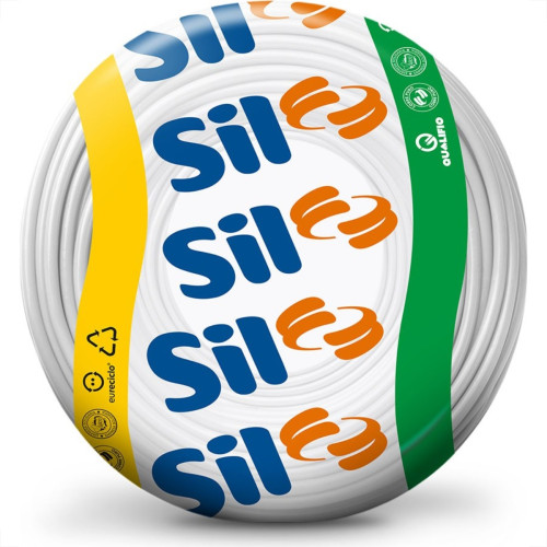 Fio Cabo Paralelo Sil 2X0,75Mm Branco 100M