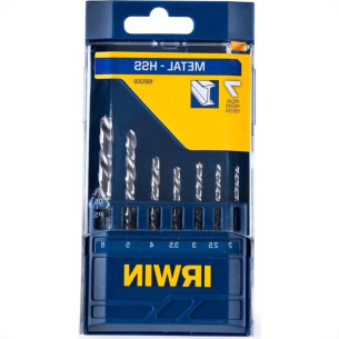 Broca Aco Rapido Irwin 2,0 A 6,0Mm Kit Com 7 Pecas 