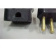 Pino Adaptador (Entrada =3 Redondo/Saida =2 Universal+Redondo) Fernik Preto 508T-1-1 - Kit C/20 Pino Adaptador (Entrada =3 Redondo/Saida =2 Universal+Redondo) Fernik Preto 508T-1-1 - Kit C/20