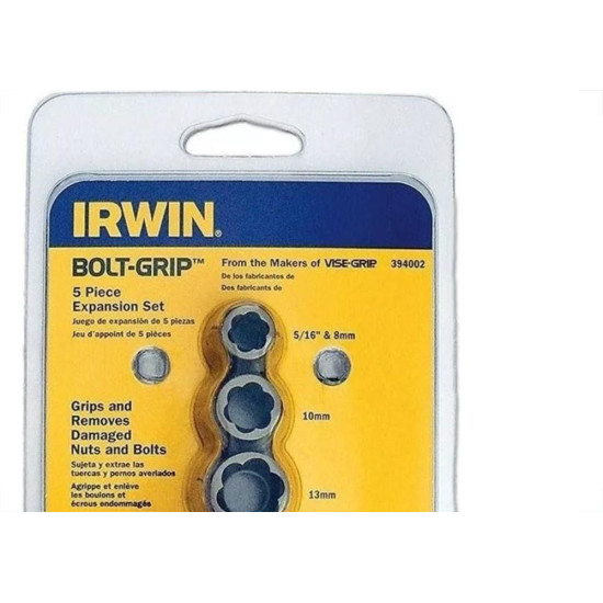 Expansao De Parafuso Porca Irwin Com 5Pecas 394002 Expansao De Parafuso Porca Irwin Com 5Pecas 394002