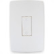 Conjunto Pial Plus 4X2 Branco Com Placa(1Bipolar) 612105 Conjunto Pial Plus 4X2 Branco Com Placa(1Bipolar) 612105