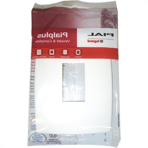 Placa Pial Plus 4X2 (1Modulo Vertical) 618501 Placa Pial Plus 4X2 (1Modulo Vertical) 618501