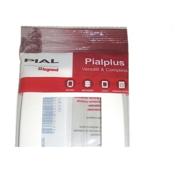 Placa Pial Plus 4X2 (3 Modulos Horizontal) 618503 Placa Pial Plus 4X2 (3 Modulos Horizontal) 618503