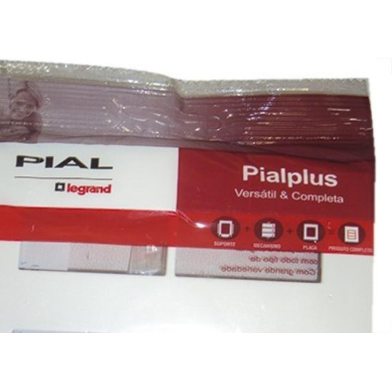 Placa Pial Plus 4X4 (2+2 Distanciada) 618514 Placa Pial Plus 4X4 (2+2 Distanciada) 618514