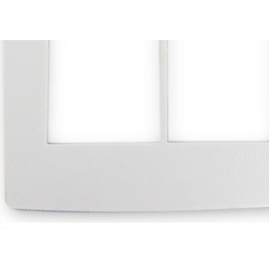 Placa Pial Plus 4X4 (3+3 Horizontal ) 618516