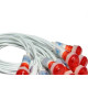 Sinaleiro Jng Com Rabicho Plr108 127V Vermelho 52153 - Kit C/10