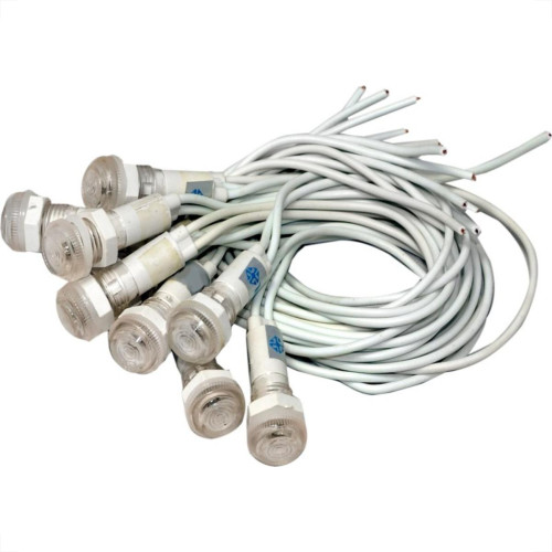 Sinaleiro Jng Com Rabicho Plr108 220V Branco 52161 - Kit C/10 Sinaleiro Jng Com Rabicho Plr108 220V Branco 52161 - Kit C/10