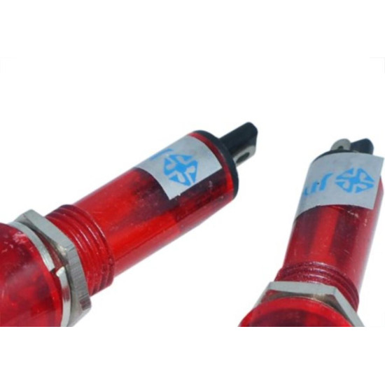 Sinaleiro Jng Sem Rabicho Pl101 127V Vermelho 52183 - Kit C/10 Sinaleiro Jng Sem Rabicho Pl101 127V Vermelho 52183 - Kit C/10