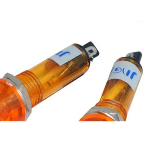 Sinaleiro Jng Sem Rabicho Pl101 220V Amarelo 52184 - Kit C/10 Sinaleiro Jng Sem Rabicho Pl101 220V Amarelo 52184 - Kit C/10