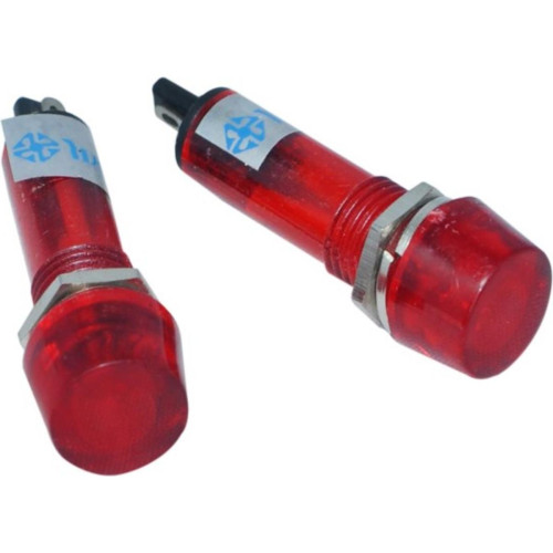 Sinaleiro Jng Sem Rabicho Pl101 220V Vermelho 52178 - Kit C/10