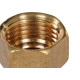 Aumento Torneira Metais Rei Latao Amarelo 1/2 Curto 1,5 10019 - Kit C/6 Aumento Torneira Metais Rei Latao Amarelo 1/2 Curto 1,5 10019 - Kit C/6