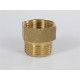 Aumento Torneira Metais Rei Latao Amarelo 3/4 Curto 1,5 10022 - Kit C/6 Aumento Torneira Metais Rei Latao Amarelo 3/4 Curto 1,5 10022 - Kit C/6
