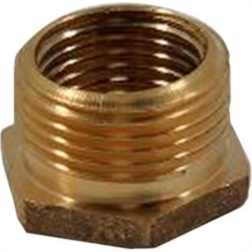 Bucha Reducao Torneira Metais Rei Latao Amarela 3/4X1/2 10026 - Kit C/6 Bucha Reducao Torneira Metais Rei Latao Amarela 3/4X1/2 10026 - Kit C/6