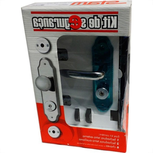Fechadura Stam Kit 1803/11 Inox+2Trava 34384 Fechadura Stam Kit 1803/11 Inox+2Trava 34384