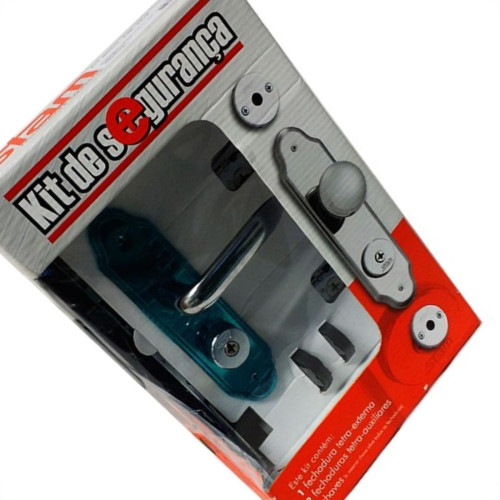 Fechadura Stam Kit 1803/11 Inox+2Trava 34384 Fechadura Stam Kit 1803/11 Inox+2Trava 34384