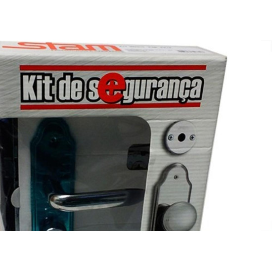 Fechadura Stam Kit 1803/11 Inox+2Trava 34384 Fechadura Stam Kit 1803/11 Inox+2Trava 34384