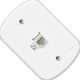 Conjunto Fame 4X2 Branco Com Placa 1Tomada Rj45 