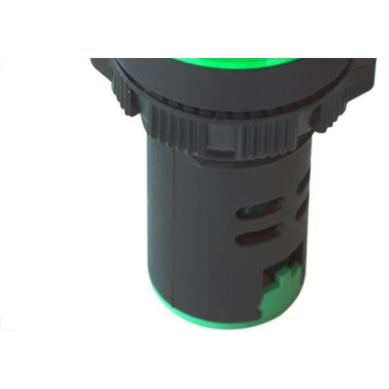 Sinaleiro Jng ''Led'' Plastico Ad16-22 220V Verde 53678 - Kit C/10 