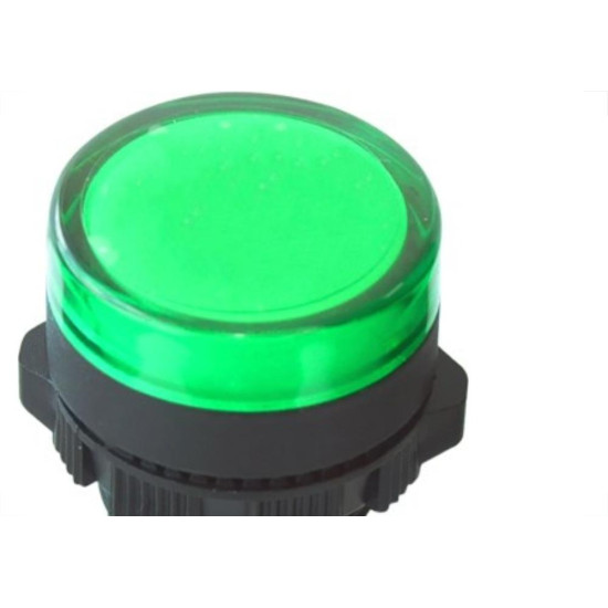 Sinaleiro Jng ''Led'' Plastico Ad16-22 220V Verde 53678 - Kit C/10 