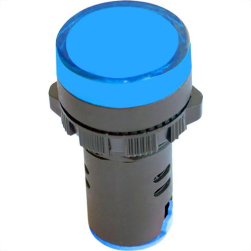 Sinaleiro Jng ''Led'' Plastico Ad16-22 220V Azul 52074 - Kit C/10 