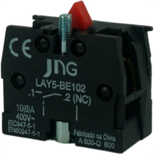 Bloco Contator Auxiliar Jng Lay5-Be102 Nf 52082 - Kit C/5