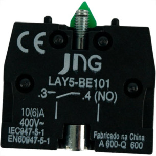 Bloco Contator Auxiliar Jng Lay5Be-101 Na 52081 - Kit C/5