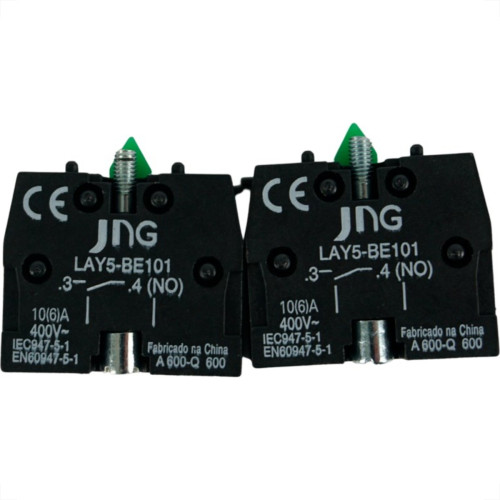 Bloco Contator Auxiliar Jng Lay5Be-101 Na 52081 - Kit C/5