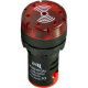Sinaleiro Jng Cigarra Jad 1622 Vermelho 220V 52080 - Kit C/10