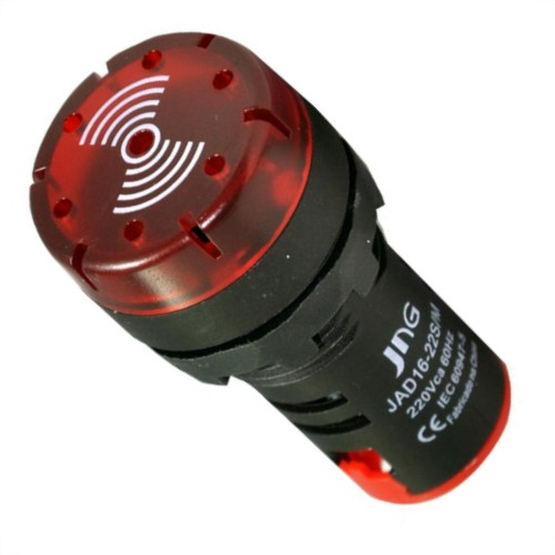 Sinaleiro Jng Cigarra Jad 1622 Vermelho 220V 52080 - Kit C/10