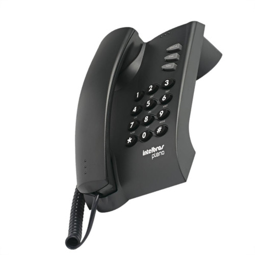 Telefone Intelbras Pleno Preto Telefone Intelbras Pleno Preto