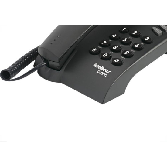 Telefone Intelbras Pleno Preto Telefone Intelbras Pleno Preto