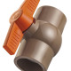 Registro Esfera Pvc Herc Rosca Rosca 1.1/2'' Reforcado 203 Registro Esfera Pvc Herc Rosca Rosca 1.1/2'' Reforcado 203