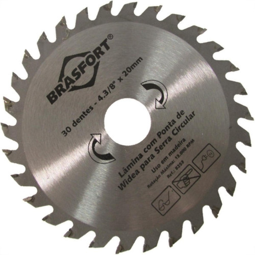 Serra Circular Widea Brasfort 4.3/8X30Dx20 8253 Serra Circular Widea Brasfort 4.3/8X30Dx20 8253