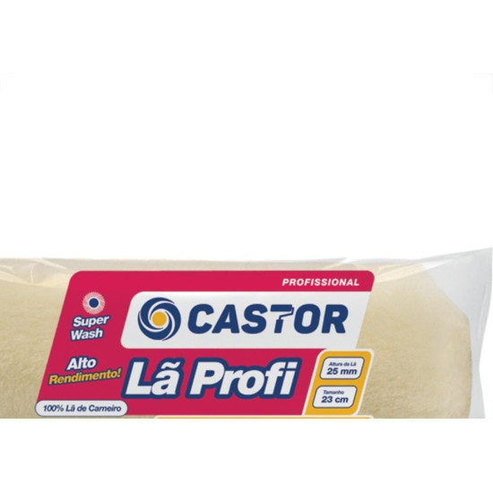 Rolo La Castor Profissional 23Cm Sem Cabo 331