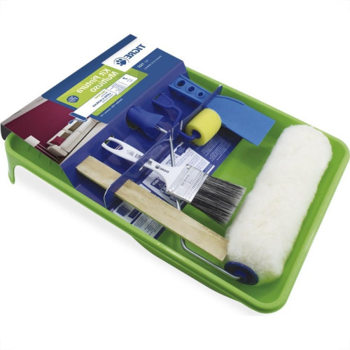 Kit Pintura Tigre Verde Com 7Pecas Kit Pintura Tigre Verde Com 7Pecas