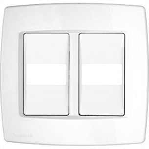 Placa Tramontina Trii 4X4 (2 Modulos) 