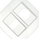Placa Tramontina Trii 4X4 (1 Modulo Redondo+1 Modulo) Placa Tramontina Trii 4X4 (1 Modulo Redondo+1 Modulo)