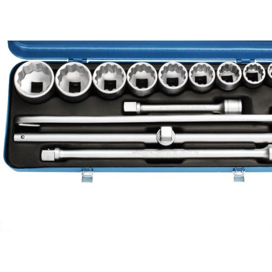 Soquete Gedore D32-3/4''Emz Estriado Metalico 14Pecas 17203 Soquete Gedore D32-3/4''Emz Estriado Metalico 14Pecas 17203