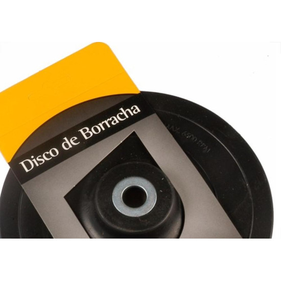Disco Borracha Max 7'' Flex Para Esmerilhadeira 14770
