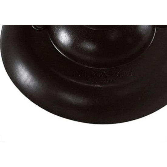 Plafonier Pvc Interneed Preto Redondo Soquete Porcelana E27 11156 Plafonier Pvc Interneed Preto Redondo Soquete Porcelana E27 11156