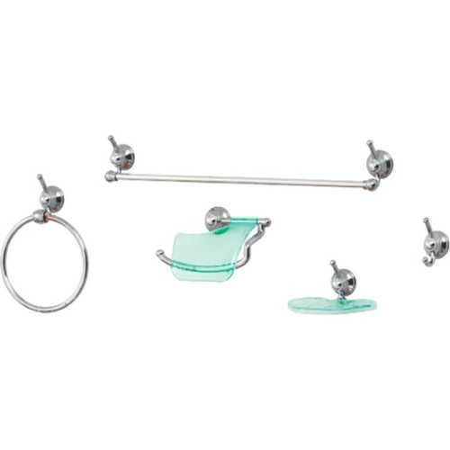Acessorio Wc Aquaplas Star Cromado/Fume 5 Pecas Acessorio Wc Aquaplas Star Cromado/Fume 5 Pecas