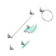 Acessorio Wc Aquaplas Star Cromado/Fume 5 Pecas Acessorio Wc Aquaplas Star Cromado/Fume 5 Pecas
