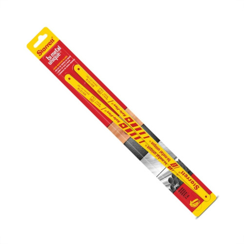 Serra Aco Bimetalico Unique Starrett 18D Com 2 Pecas Kbs1218-2 - Kit C/10 Serra Aco Bimetalico Unique Starrett 18D Com 2 Pecas Kbs1218-2 - Kit C/10