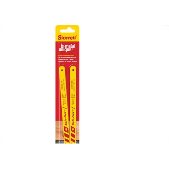 Serra Aco Bimetalico Unique Starrett 18D Com 2 Pecas Kbs1218-2 - Kit C/10 Serra Aco Bimetalico Unique Starrett 18D Com 2 Pecas Kbs1218-2 - Kit C/10