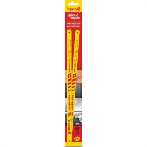 Serra Aco Bimetalico Unique Starrett 32D Com 2 Pecas Kbs1232-2 - Kit C/10 Serra Aco Bimetalico Unique Starrett 32D Com 2 Pecas Kbs1232-2 - Kit C/10