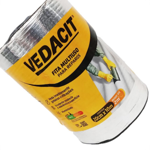 Fita Veda Tudo Otto Baumgart 20Cm X 10M 121822 Fita Veda Tudo Otto Baumgart 20Cm X 10M 121822