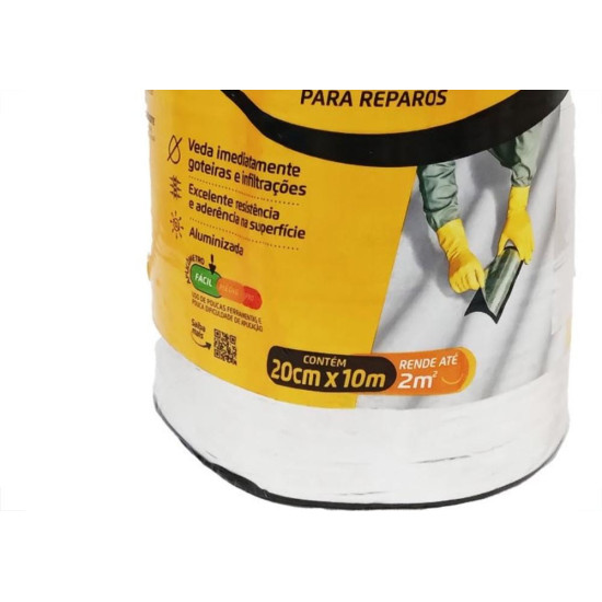 Fita Veda Tudo Otto Baumgart 20Cm X 10M 121822 Fita Veda Tudo Otto Baumgart 20Cm X 10M 121822