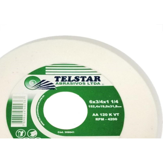 Rebolo Telstar Branco 6X3/4 Aa120 308041 Rebolo Telstar Branco 6X3/4 Aa120 308041