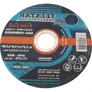 Disco Multicorte Telstar 4.1/2 X 1,4 X 7/8 306209 - Kit C/5 