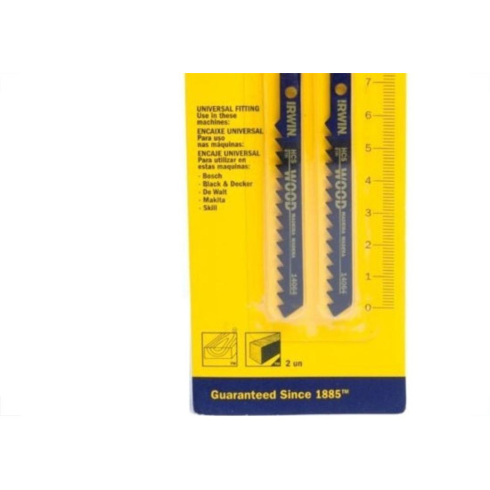 Serra Tico Irwin compativel com Bosch Aco Carbono 2Pecas Iw14054 Serra Tico Irwin compativel com Bosch Aco Carbono 2Pecas Iw14054